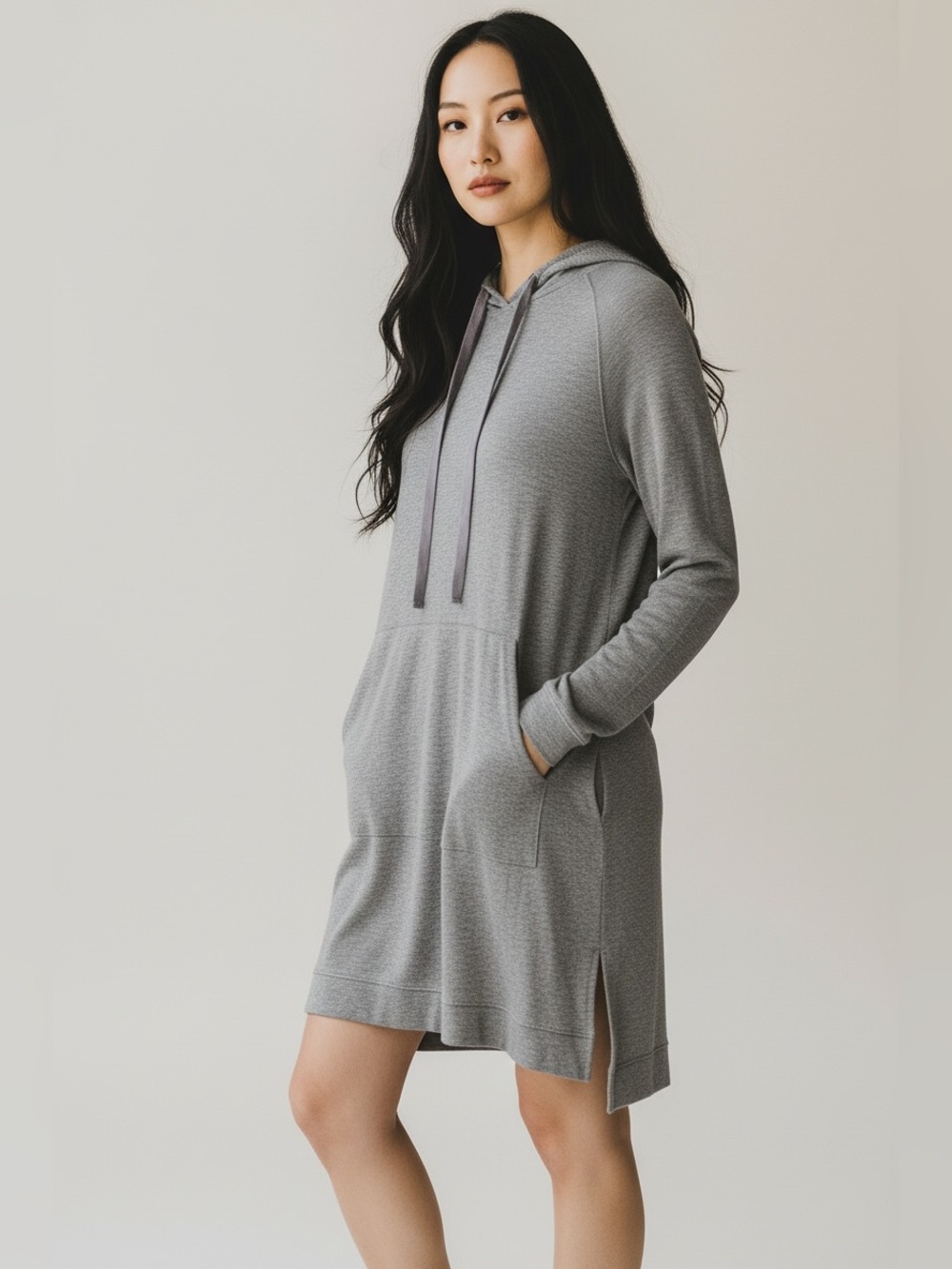Philosophy Hooded Sweatshirt Grey Dress Size Medium NWT